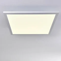 hofstein Plafonnier Bankura LED Blanc, 1 lumière, Télécommandes, Changeur de couleurs