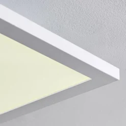 hofstein Plafonnier Bankura LED Blanc, 1 lumière, Télécommandes, Changeur de couleurs