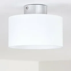 hofstein Plafonnier Baraboo LED Nickel mat, 2 lumières