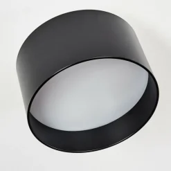 hofstein Plafonnier Baraboo LED Noir, 1 lumière