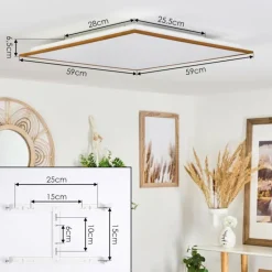 hofstein Plafonnier Barasat LED Blanc, 1 lumière