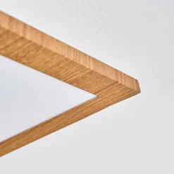 Lampes En Bois-hofstein Plafonnier Barasat LED Blanc, 1 lumière