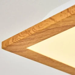 Lampes En Bois-hofstein Plafonnier Barasat LED Blanc, 1 lumière