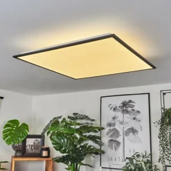 hofstein Plafonnier Barasat LED Noir, Blanc, 2 lumières
