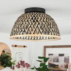 Luminaires Scandinaves-hofstein Plafonnier Barayn Noir, 1 lumière