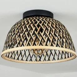 Luminaires Scandinaves-hofstein Plafonnier Barayn Noir, 1 lumière