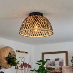 Luminaires Scandinaves-hofstein Plafonnier Barayn Noir, 1 lumière