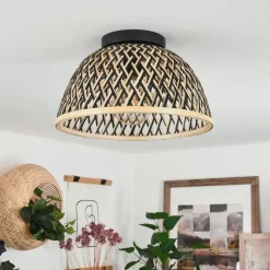 Luminaires Scandinaves-hofstein Plafonnier Barayn Noir, 1 lumière