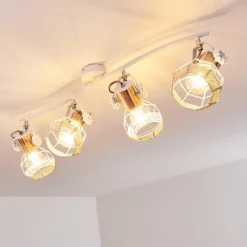 Luminaires Scandinaves-hofstein Plafonnier Barbacena Blanc, 4 lumières