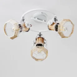 Luminaires Scandinaves-hofstein Plafonnier Barbacena Blanc, 3 lumières