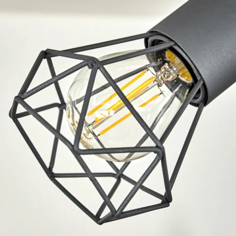 hofstein Plafonnier Baripada Anthracite, Chrome, 6 lumières