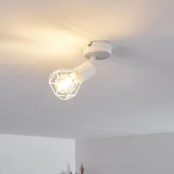 hofstein Plafonnier Baripada Blanc, 1 lumière