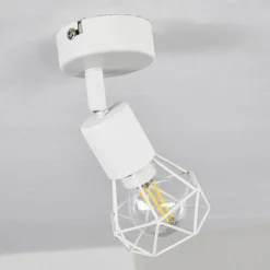 hofstein Plafonnier Baripada Blanc, 1 lumière