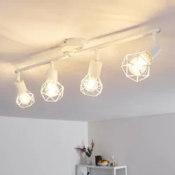 hofstein Plafonnier Baripada Blanc, 4 lumières