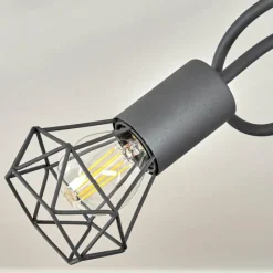 hofstein Plafonnier Baripada Gris, 3 lumières