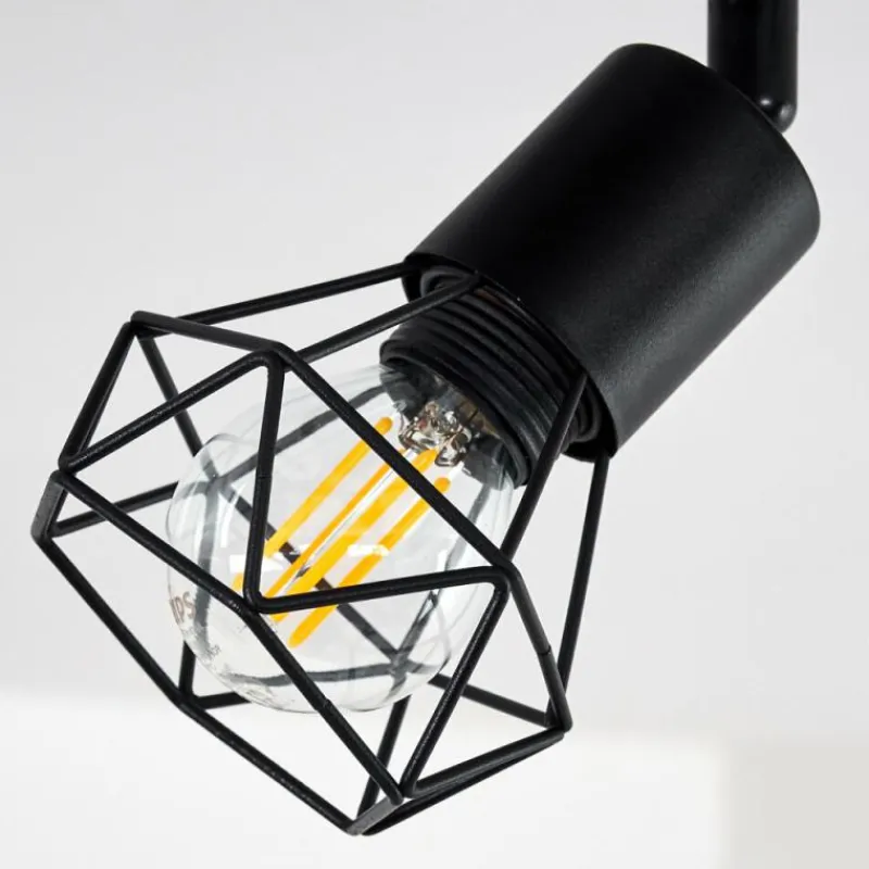 hofstein Plafonnier Baripada Noir, 1 lumière