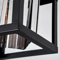 hofstein Plafonnier Barracon Noir, 1 lumière