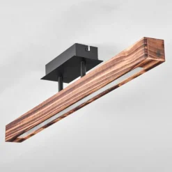 hofstein Plafonnier Barron LED Noir, 1 lumière