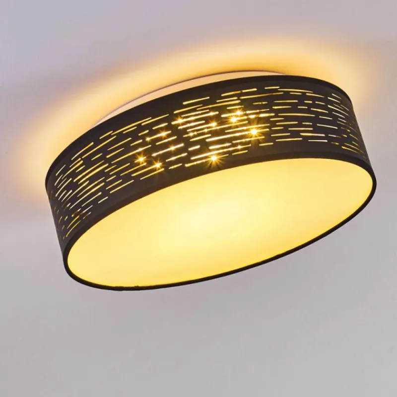 Lampes Dorées-hofstein Plafonnier Bathinda LED Blanc, 1 lumière