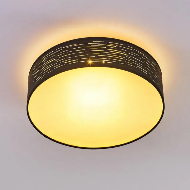 Lampes Dorées-hofstein Plafonnier Bathinda LED Blanc, 1 lumière