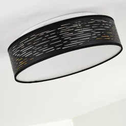 Lampes Dorées-hofstein Plafonnier Bathinda LED Blanc, 1 lumière