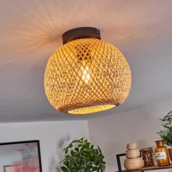 Style Boho-Chic-hofstein Plafonnier Bauro Écru, 1 lumière