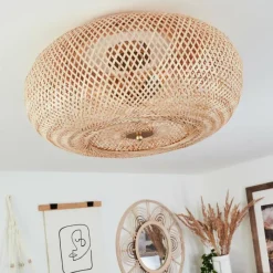 Style Boho-Chic-hofstein Plafonnier Bauro Laiton, 3 lumières