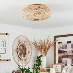 Style Boho-Chic-hofstein Plafonnier Bauro Laiton, 3 lumières