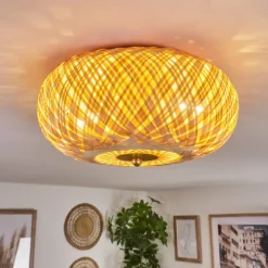 Luminaires Scandinaves-hofstein Plafonnier Bauro Laiton, 2 lumières