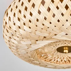 Luminaires Scandinaves-hofstein Plafonnier Bauro Laiton, Écru, 3 lumières