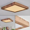 hofstein Plafonnier Bealeton LED Brun, Couleur bois, 1 lumière