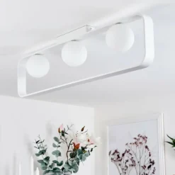 hofstein Plafonnier Beland Blanc, 3 lumières