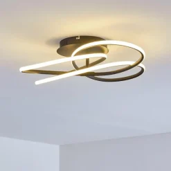 hofstein Plafonnier Belgorod LED Noir, 1 lumière