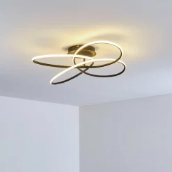 hofstein Plafonnier Belgorod LED Noir, Blanc, 1 lumière, Télécommandes