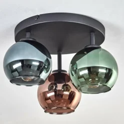 hofstein Plafonnier Belp Noir, 3 lumières