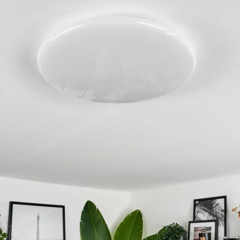 hofstein Plafonnier Benifla LED Blanc, 1 lumière, Télécommandes