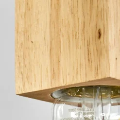 Lampes Vintages & Rétros-hofstein Plafonnier Bergo Écru, Noir, 1 lumière