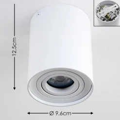 hofstein Plafonnier Betsie Blanc, 1 lumière