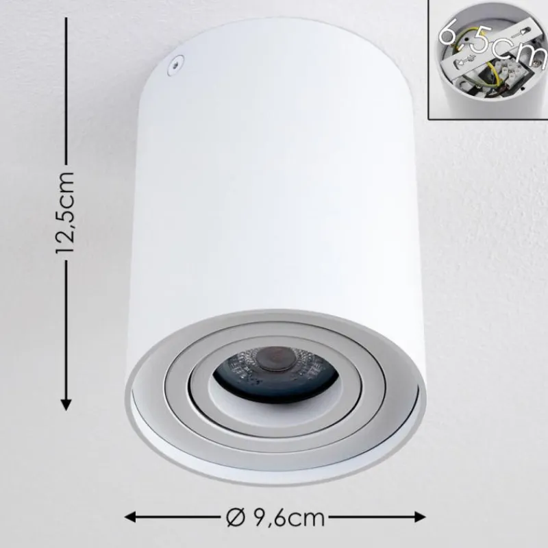 hofstein Plafonnier Betsie Blanc, 1 lumière