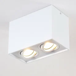 hofstein Plafonnier Betsie Blanc, 2 lumières