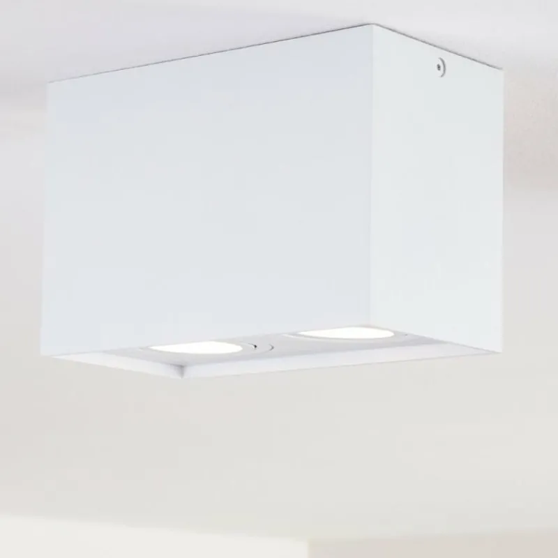 hofstein Plafonnier Betsie Blanc, 2 lumières