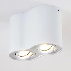 hofstein Plafonnier Betsie Blanc, 2 lumières