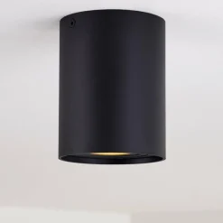 hofstein Plafonnier Betsie Noir, 1 lumière