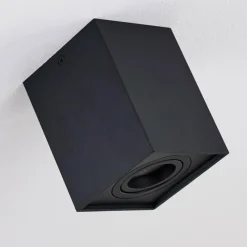 hofstein Plafonnier Betsie Noir, 1 lumière