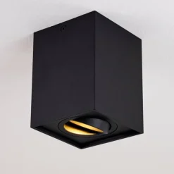 hofstein Plafonnier Betsie Noir, 1 lumière