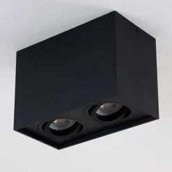 hofstein Plafonnier Betsie Noir, 2 lumières* Plafonniers