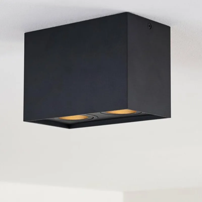 hofstein Plafonnier Betsie Noir, 2 lumières* Plafonniers