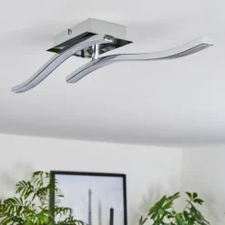 hofstein Plafonnier Biskopstorp LED Chrome, 1 lumière