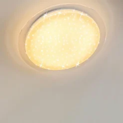 hofstein Plafonnier Bleik LED Blanc, 1 lumière, Télécommandes