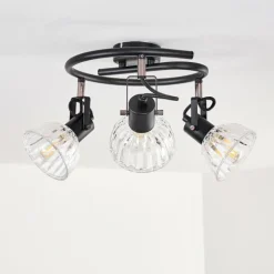 hofstein Plafonnier Bohemia Noir, 3 lumières